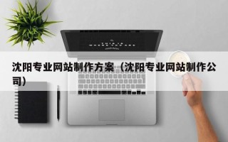 澄迈沈阳专业网站制作方案（沈阳专业网站制作公司）